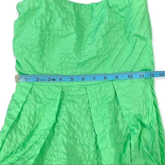 J Crew Textured Strapless Fit and Flare Dress sz 0 - Picture 9 of 13